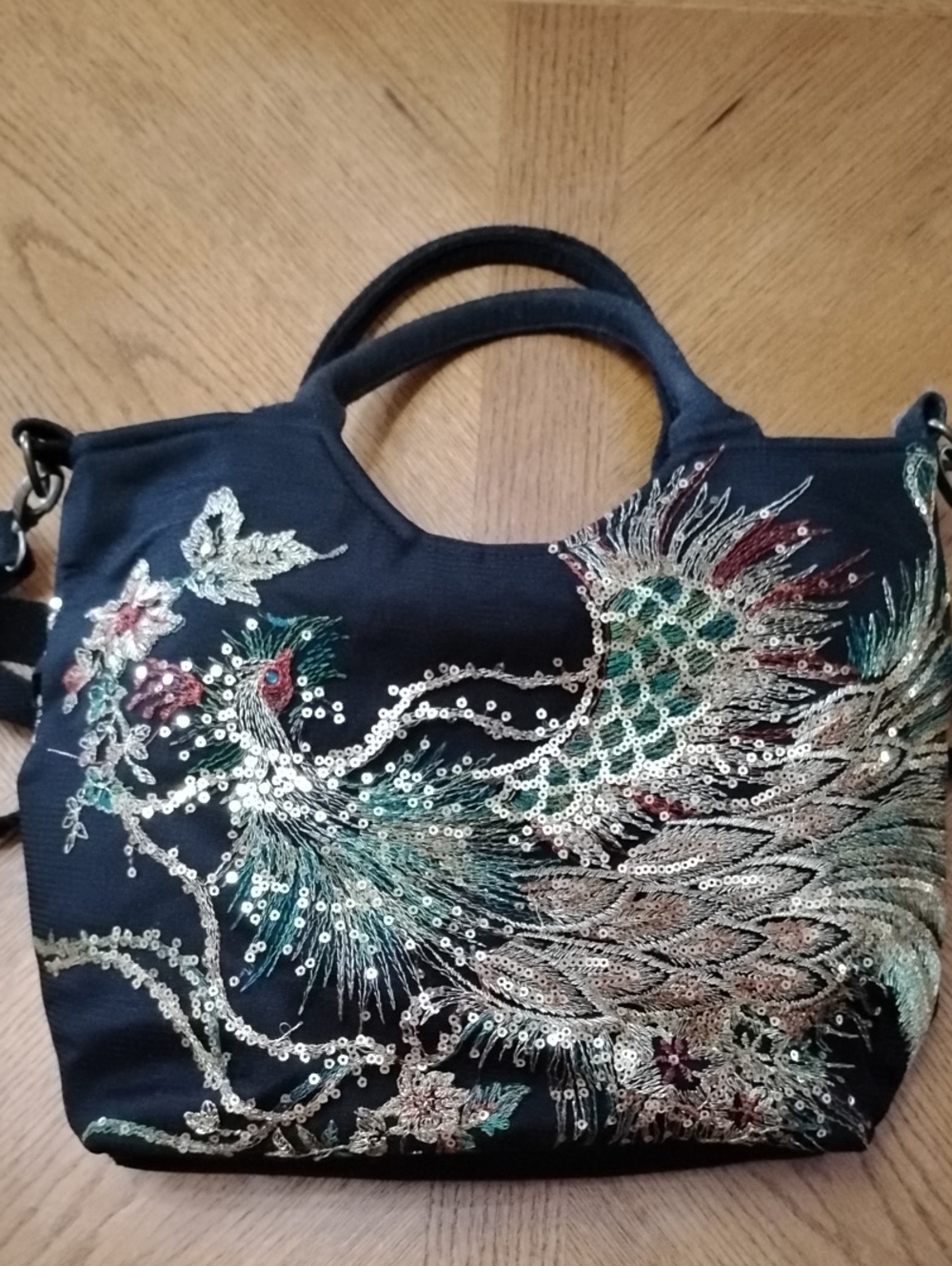 Vintage Embroidery Handbag Metallic Sequins Beaded Boho Maximalism Festival